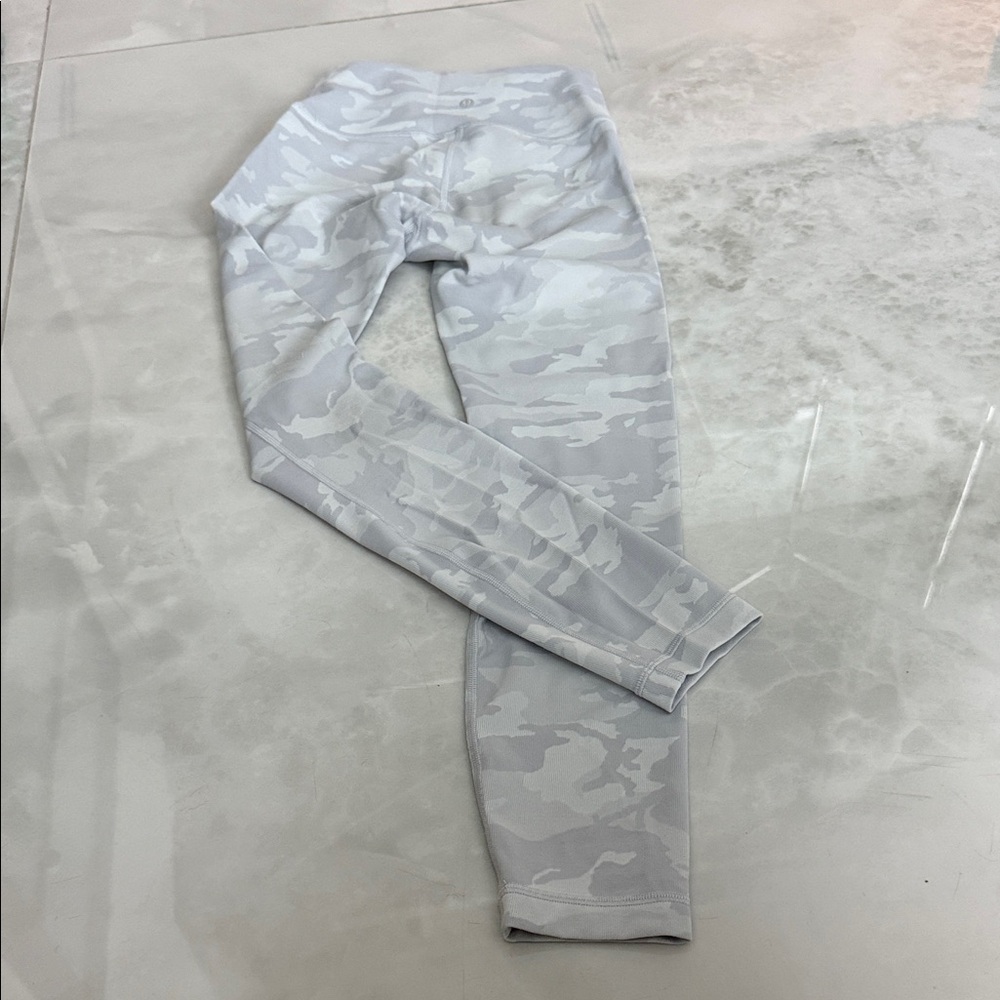 White Camouflage Leggings